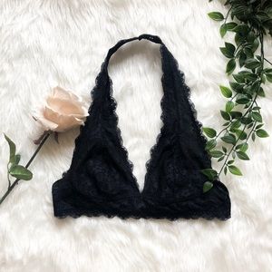 Free People Galloon Lace Halter Bra